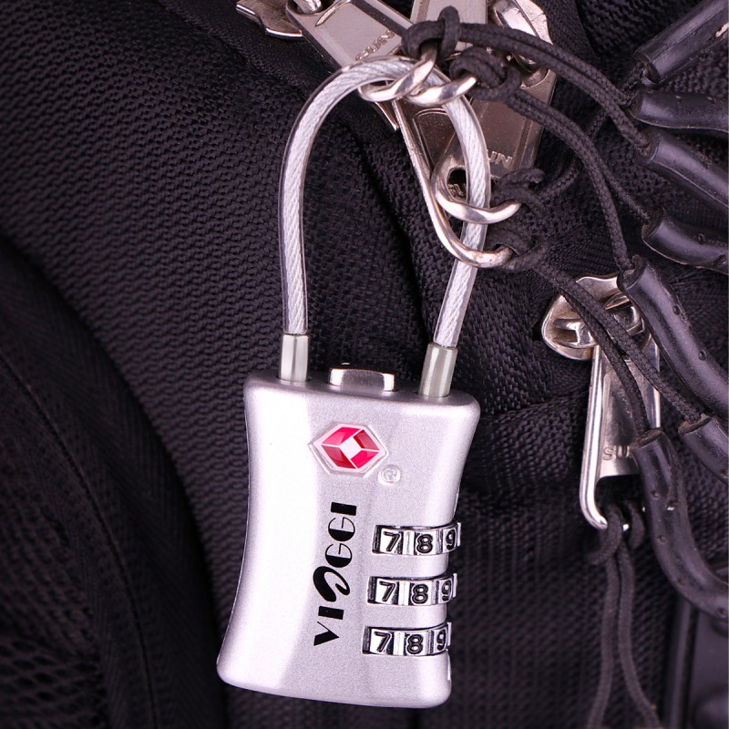 travel sentry security luggage padlock